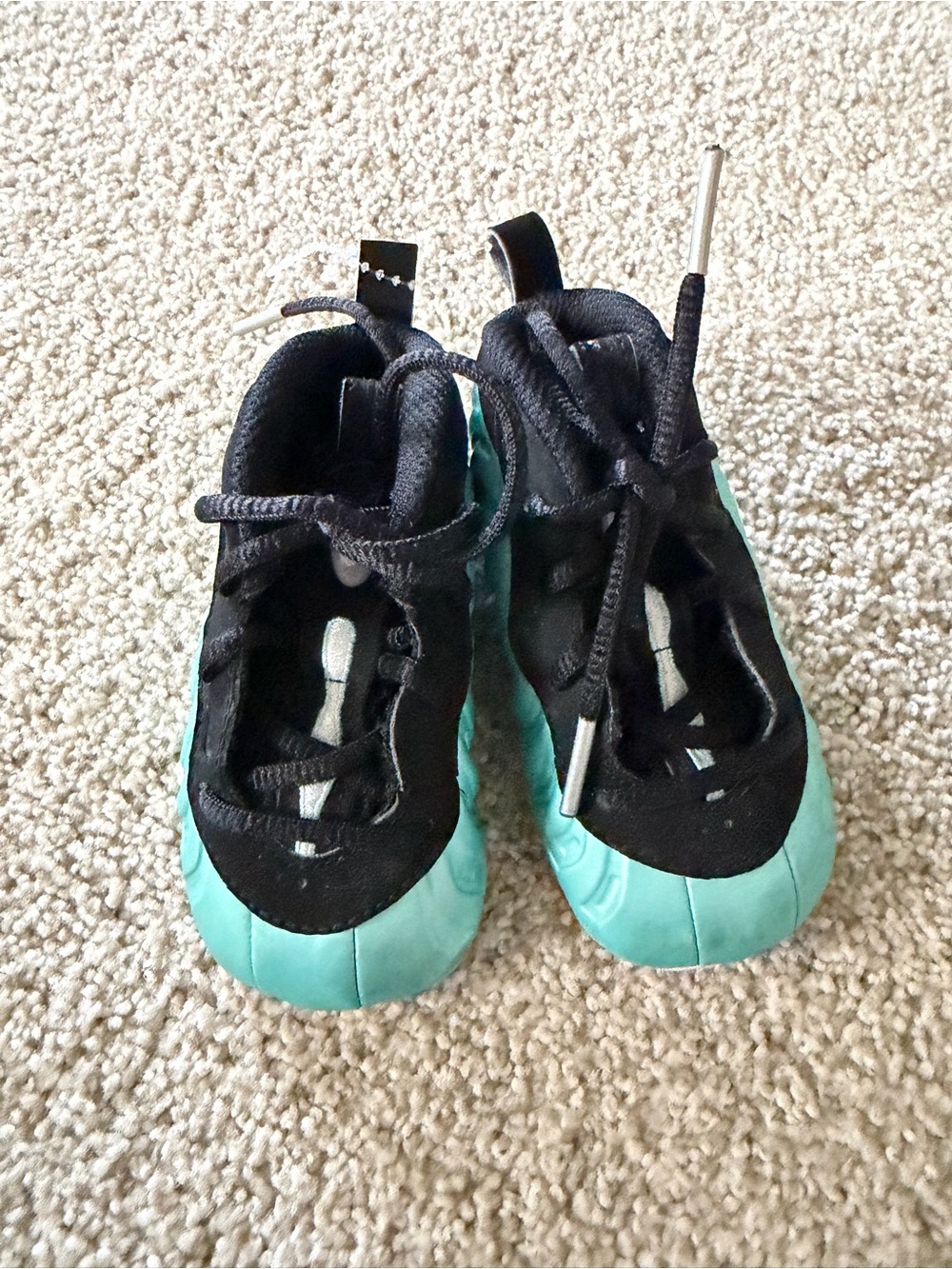Nike Lil’ Posite Pro Island Green crib shoes